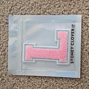 Stoney Clover Lane Large Varisty Letter "L" Patch- Guava Colorway